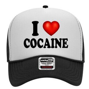 I Love Coke Yeyo Adult Humor Funny Foam Snap Back Trucker Hat